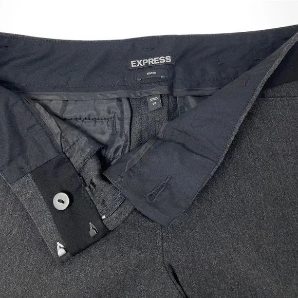 Express Editor Dark Charcoal Dress Pants - Picture 5 of 11